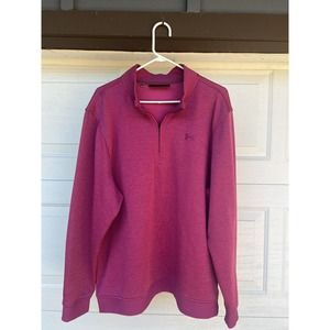 Under Armour Colder Cold Gear Quarter Zip Pullover Loose Fit Men's Size 2XL
